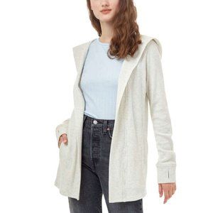 Tentree Organic Cotton Waffle Ivy Cardigan - Lunar Rock